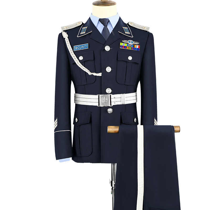 Men Formal Wear Sale - Uniforme de sécurité de document bleu