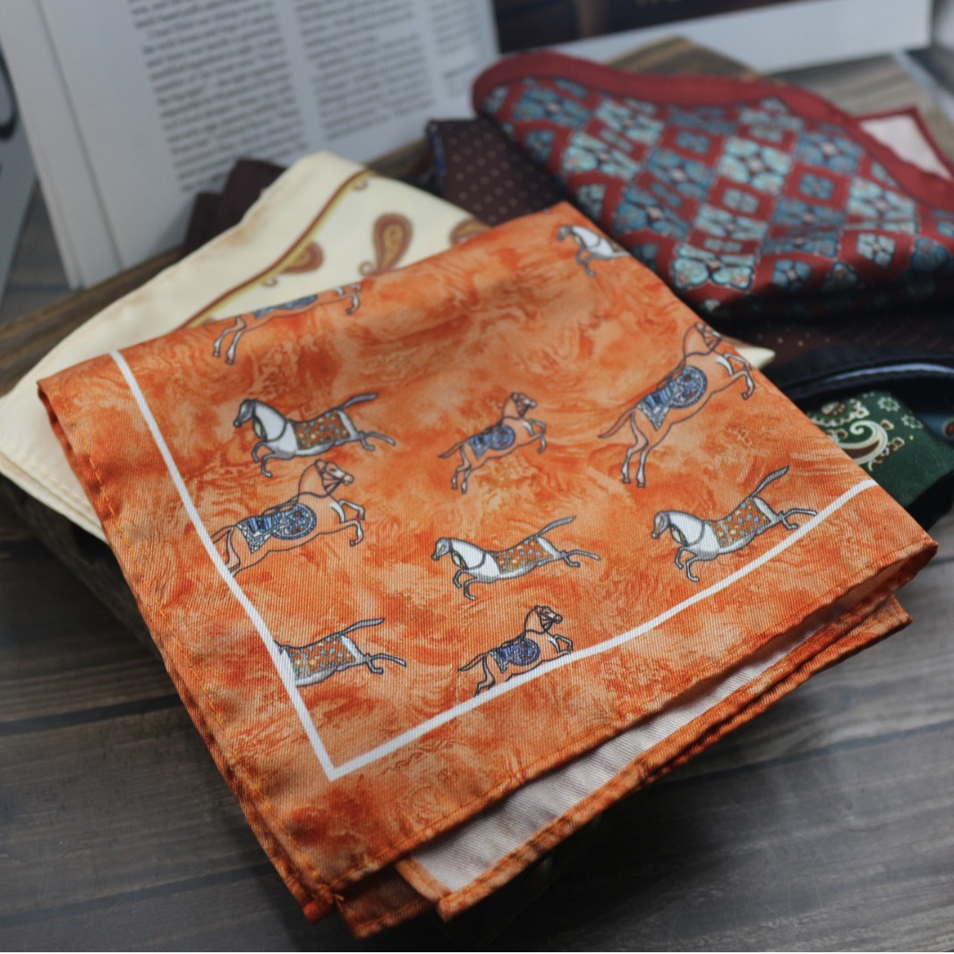 Formal Wear Men H&M - Pochette de costume vintage imprimée pour