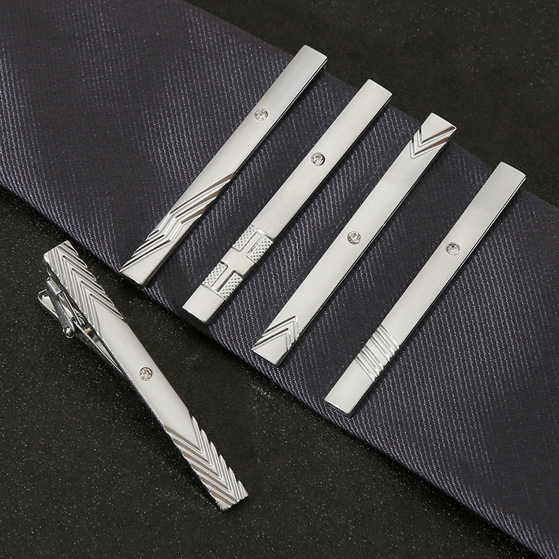 Men Formal Wear Sale - Pince à cravate en argent pour