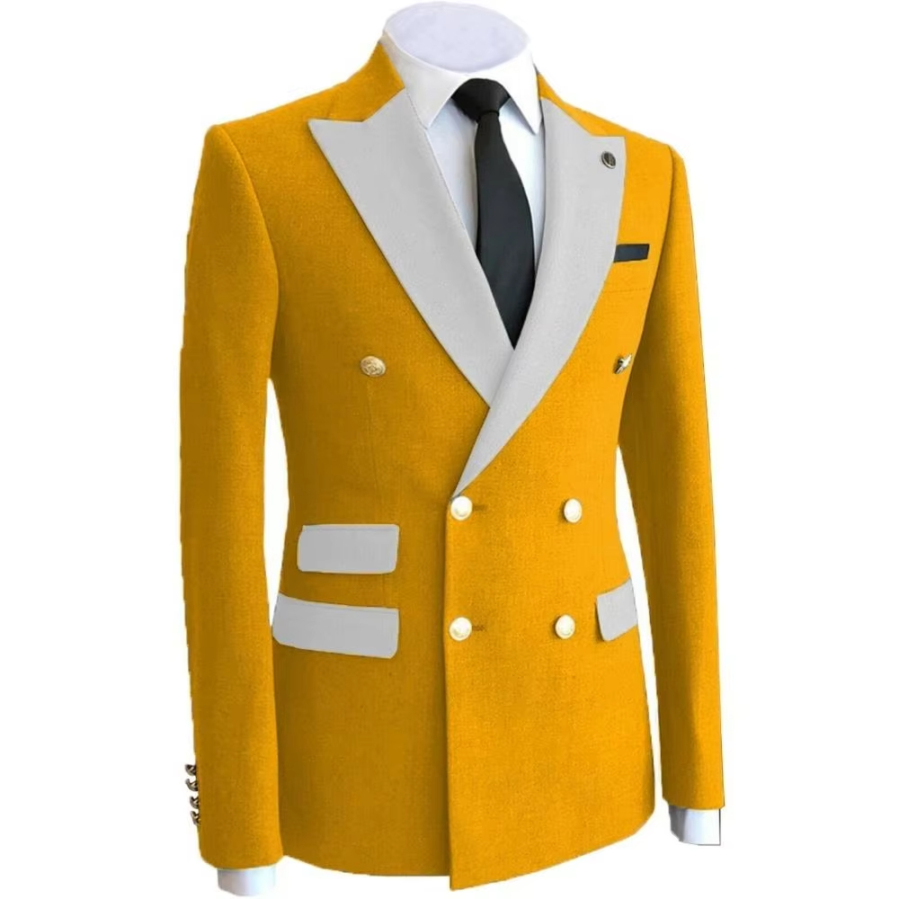 Formal Wear For Men Yellow - Costume de Mariage Jaune pour Homme,
