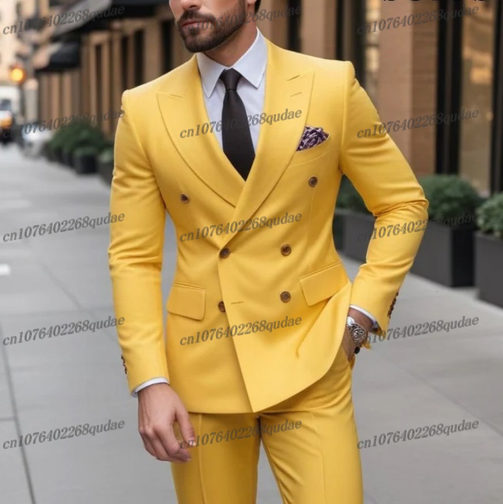 Formal Wear For Men Yellow - Costume jaune pour hommes, pour occasions