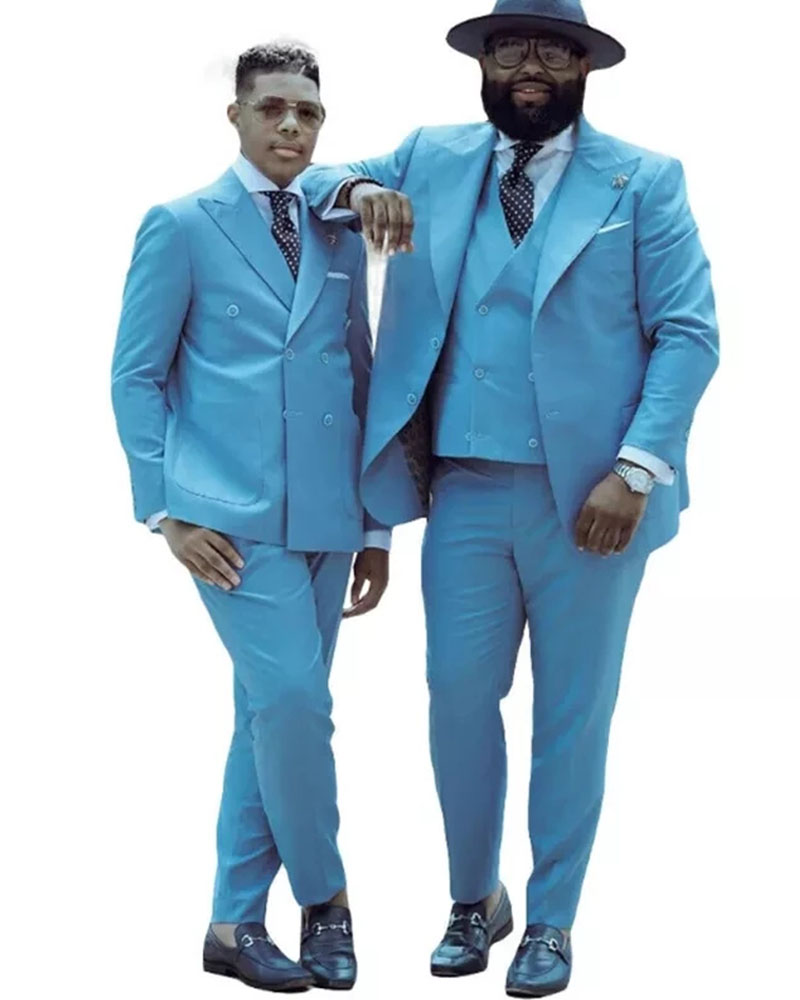Men Formal Wear Sale - Costumes d'affaires à double boutonnage pour