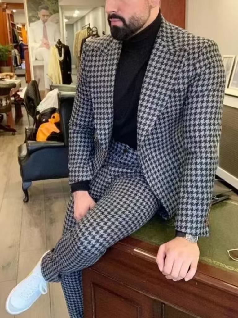 Costume pied-de-poule Vintage  - Men'S Vintage Formal Wear avis et prix