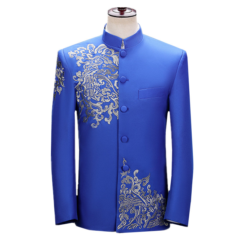 Nouvelle veste de costume brod - Men'S Vintage Formal Wear avis et prix