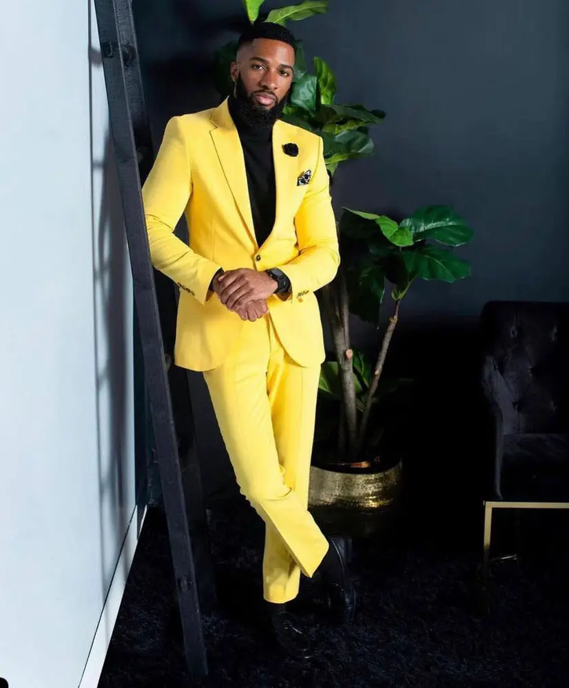 Costumes jaunes pour hommes, c - Formal Wear For Men Yellow avis et prix