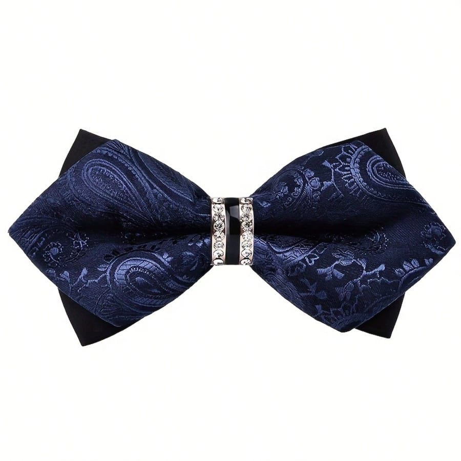 Nœud papillon en satin jacquar - Formal Wear For Men Yellow avis et prix