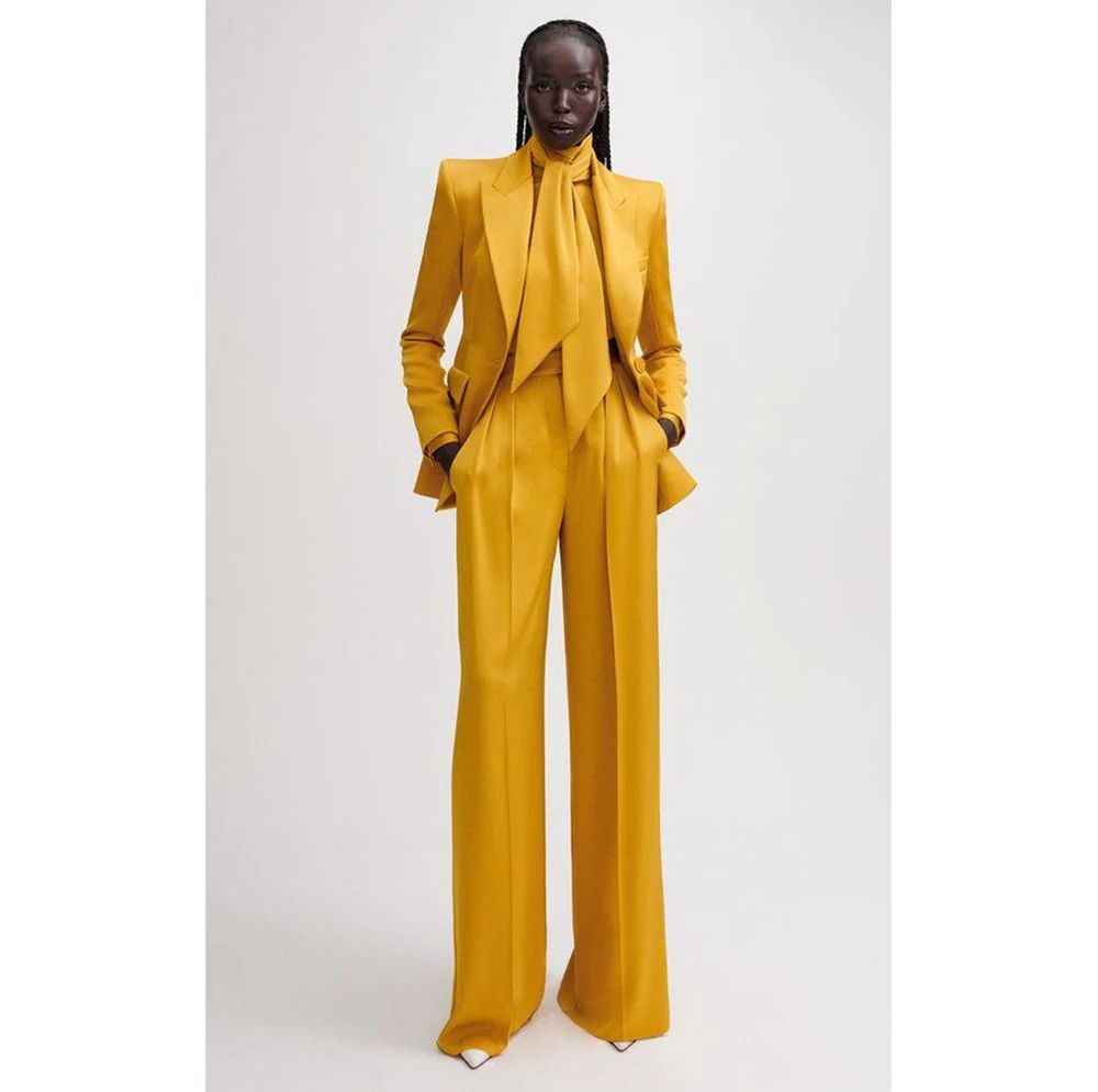 Blazer et pantalon pour femme, - Formal Wear For Men Yellow avis et prix