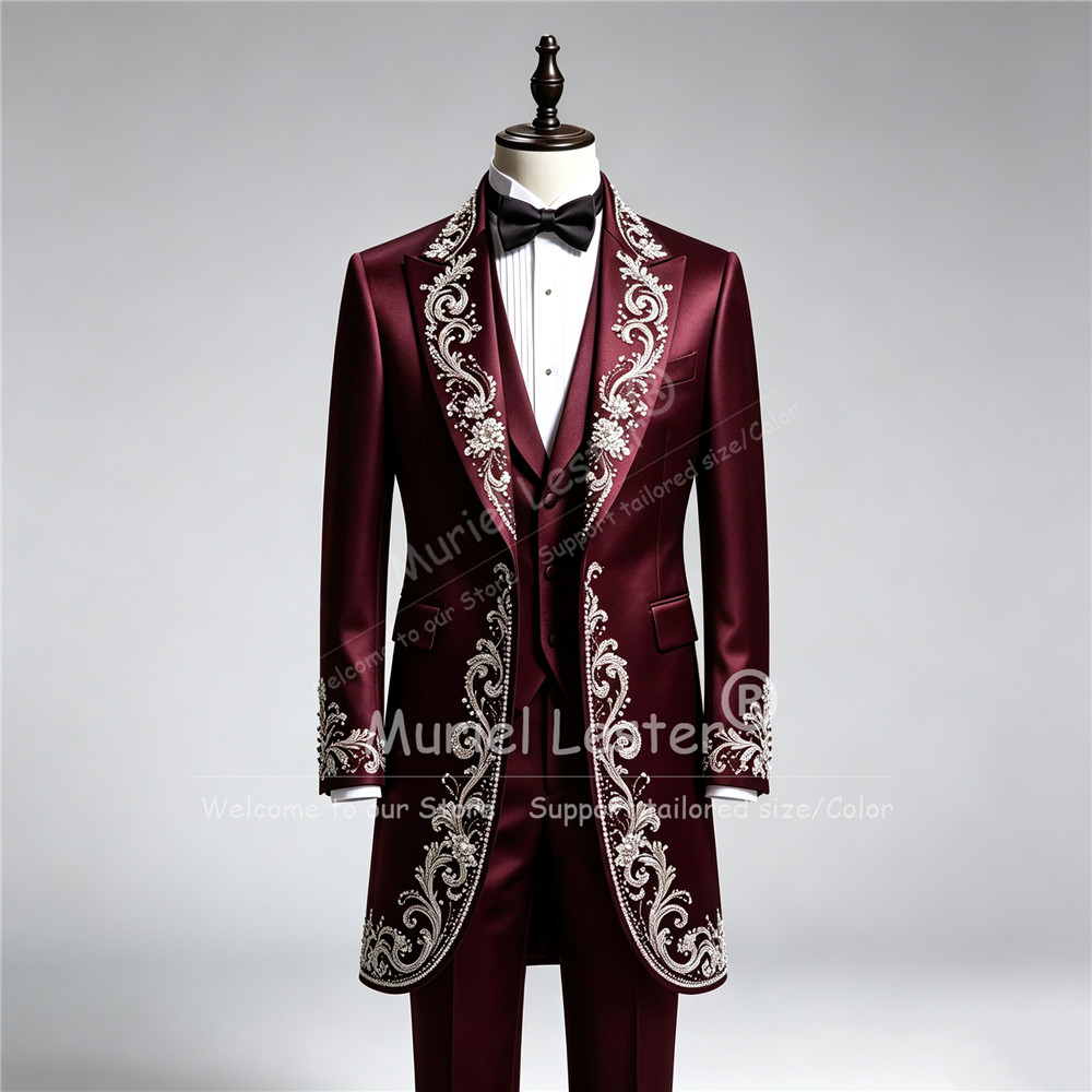 Costume de mariage de luxe pou - Men Formal Wear Pants avis et prix